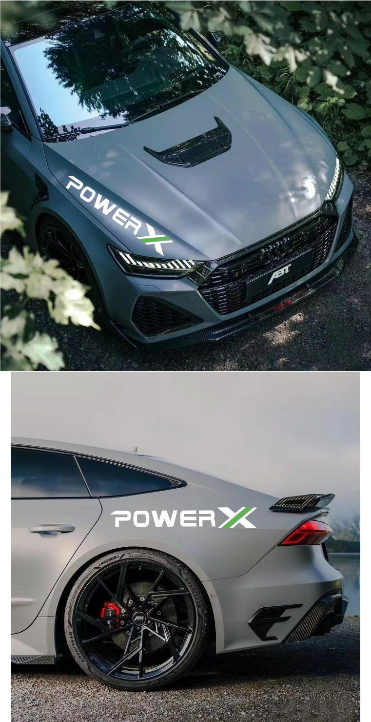 Car Eyebrow POWER Car Stickers Door Side Decals