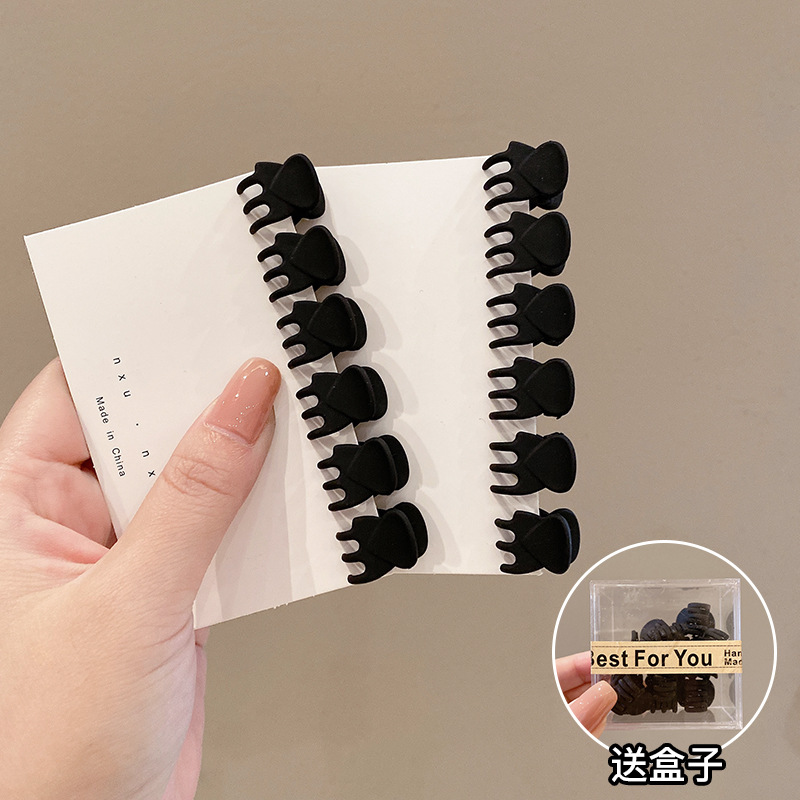 Pequeño clip de agarre de verano para mujeres clip de peluquería clip de peluquería clip de peluquería pequeño clip de peluquería red rojo estilo coreano clip de peluquería lateral