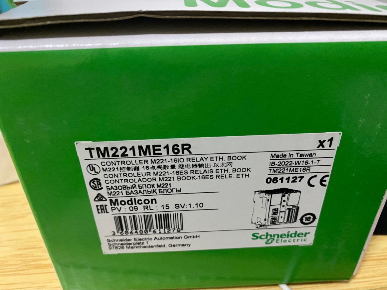施耐德PLC控制CPU模块原装TM221CE40U TM221ME16R正品现货-阿里巴巴