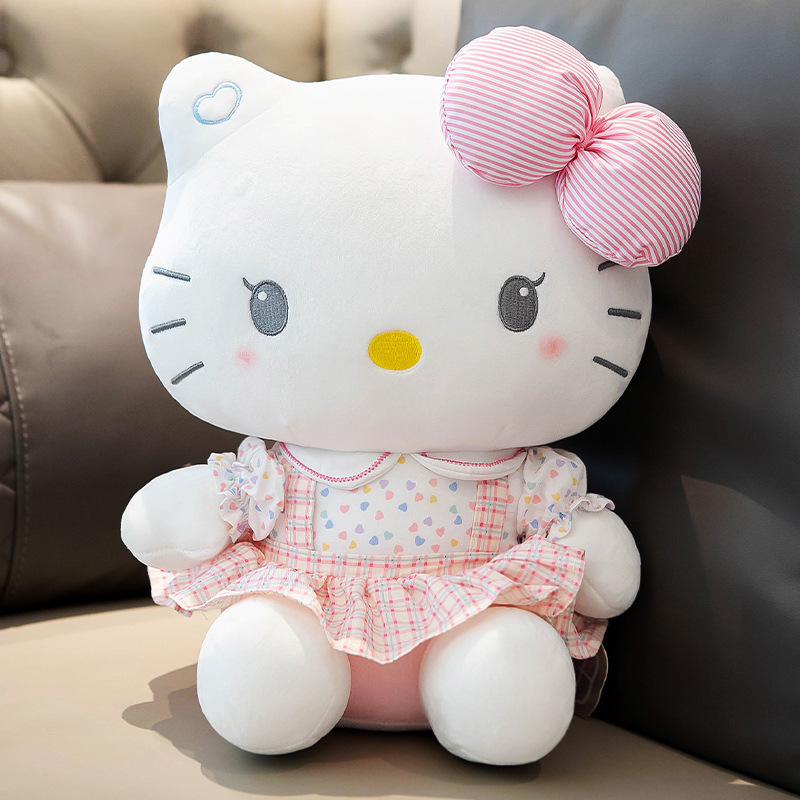 hellokitty公仔毛绒玩具可爱洛丽塔kt猫咪安抚玩偶娃娃生日礼物女|undefined