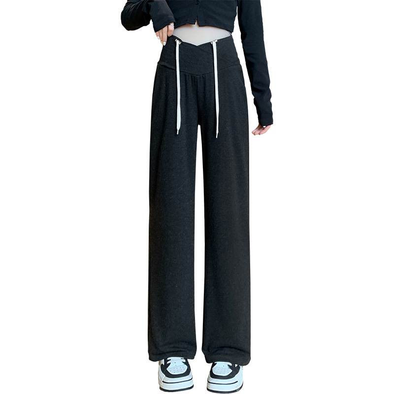 Glutinous rice for pregnant, spring trousers, drawstring
