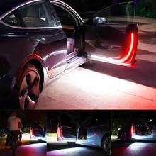 新款 双色LED车门防撞爆闪警示灯 车门扫描七彩流光灯 装饰氛围灯