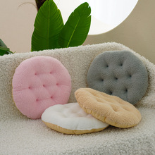 圓形坐墊皮墊地上辦公室電腦椅子墊冬季學生座墊椅子墊加厚餐椅墊