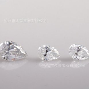 in stock Ice Flower Cut D Color Super White Water Drops Pear-shaped Moissanite Bare Stone GRA Certified Special-shaped Moussan Factory Supply