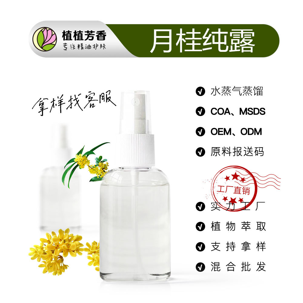 月桂纯露 Laurel Hydrosol 月桂叶蒸馏液原料 植萃提取液批发厂家