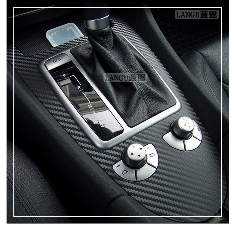 Car Color Changing Film Carbon Fiber Sticker Film Body Roof Black Car Cover Interior Central Control Network Motorcycle Ab Column