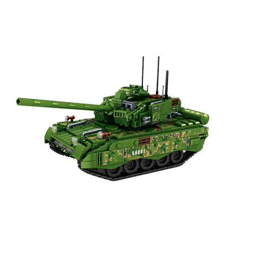 Leyi LY66001-66012 military tank 99 type science and education assembly toy children DIY building blocks holiday gift