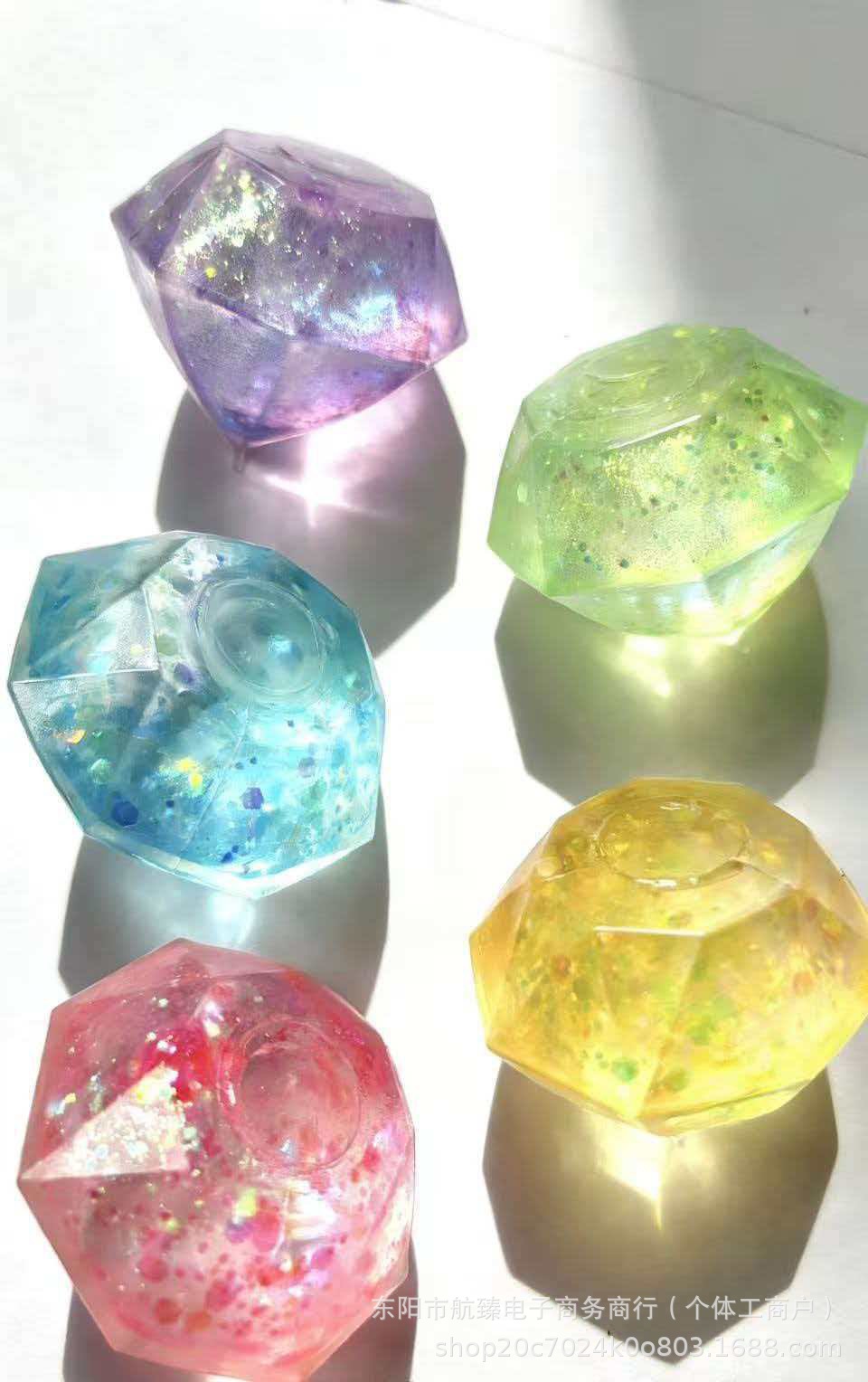 Juguetes de ventilación aurora polvo de oro de malta pellizco pellizco bola de descompresión de rebote lento artefacto de descompresión de estudiantes