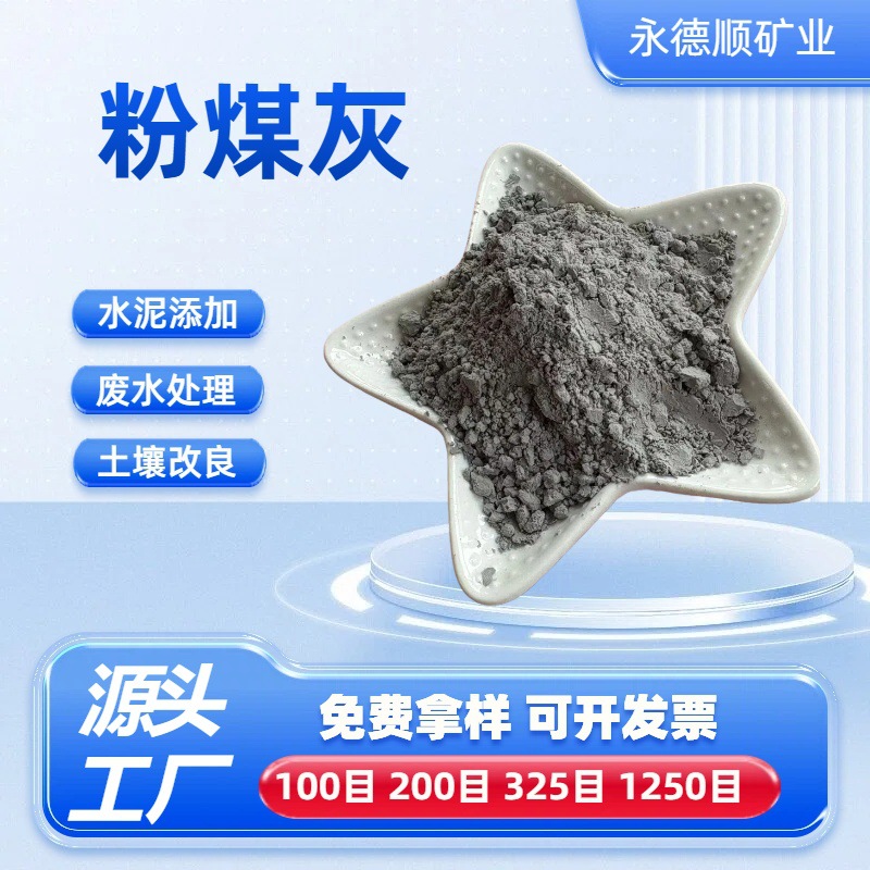 厂家供应电厂粉煤灰3000目  抗侵蚀混凝土工业级粉煤灰学生实验用