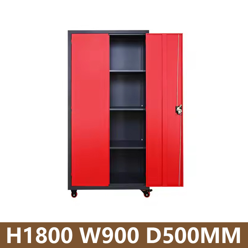 Amazon Hot Vending Hardware Tool Cabinet Heavy Duty Auto Workshop Moving Wheel Locker Reforcing Parts Storage Cabinet