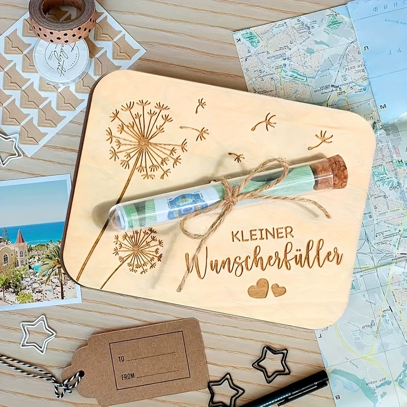 Трансграничное дерево Желание Свадебная дисциплина декоративные поделки Свадебный подарок денежный конверт пробирки ремесла