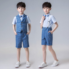 Children's vest set 2020 new style vest blazer suit for boys, children's dress, Korean style, medium and large children boys