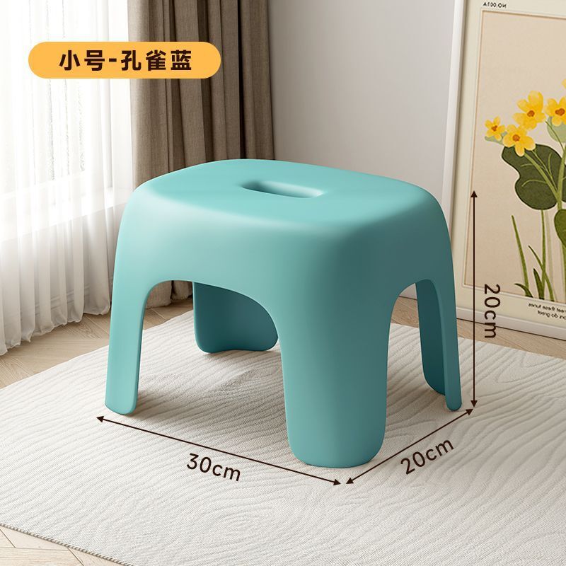 Taburetes caseros taburetes de jardín de infantes niños taburetes de plástico grueso taburetes de baño antideslizantes taburetes de salón cambiadores de zapatos pequeños bancos