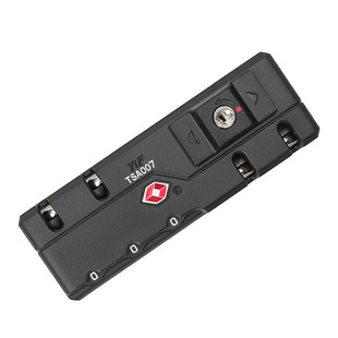 Spot wholesale tsa customs password lock trolley case accessories zipper lock luggage fixed lock two-way pull tab lock