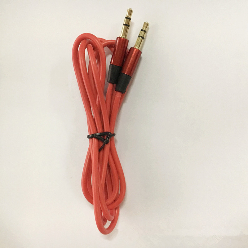 3.5 cable de audio universal para teléfonos móviles masculinos auriculares auriculares cable de audio AUX cable de conexión de audio al por mayor image 1
