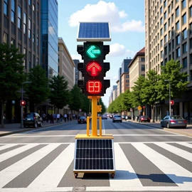 交通警示灯;交通安全标识;信号灯