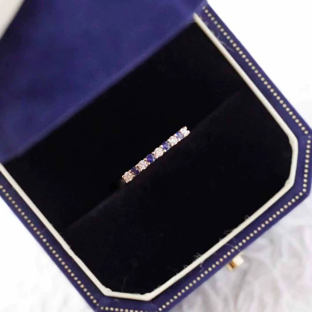 Small wedding ring, zirconium, simple and elegant design, light luxury style, internet celebrity, Birthday gift, on index finger, wholesale