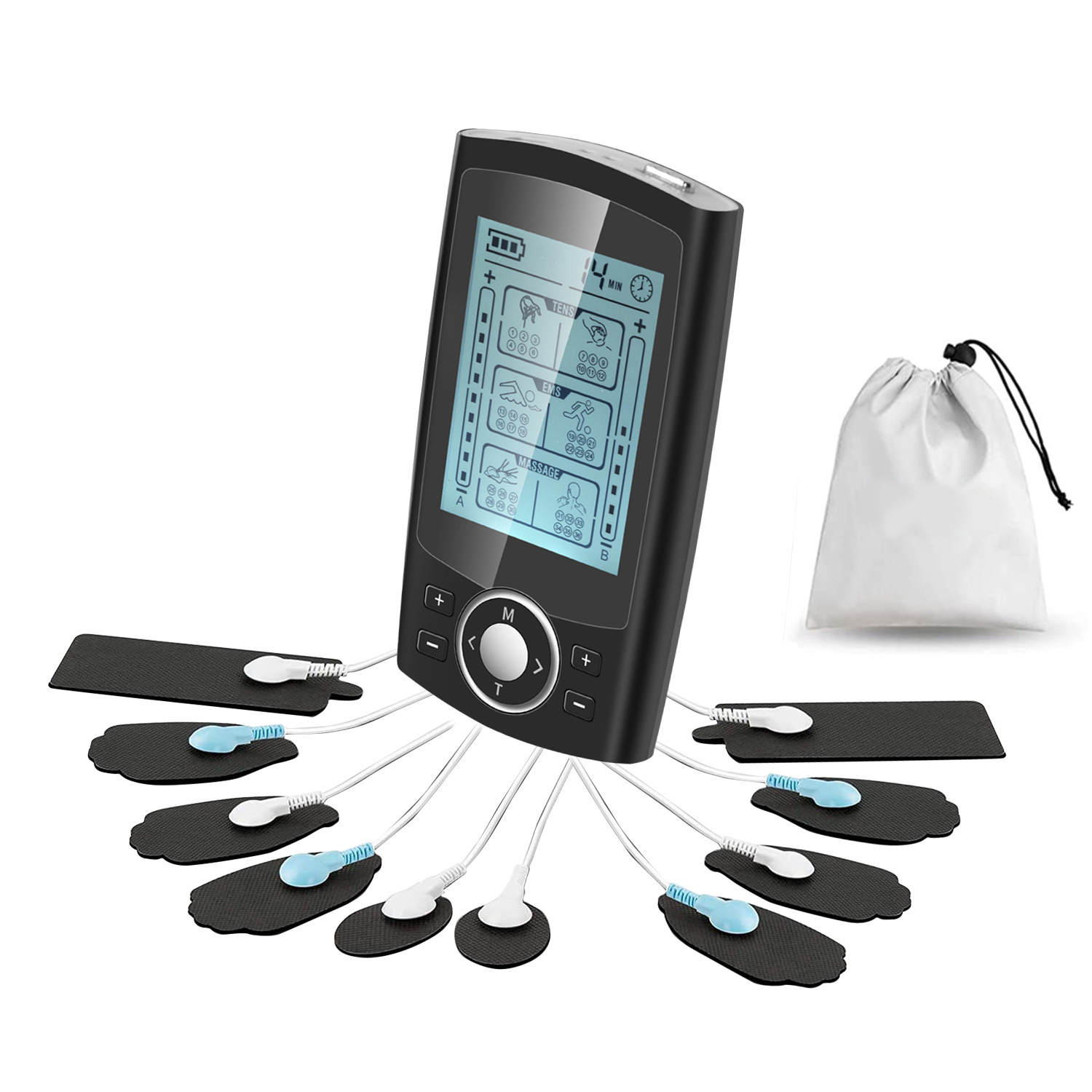 跨境新品24/36模式理疗仪 厂家直销TENS脉冲按摩器 EMS肌肉刺激器