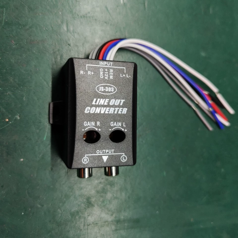 Активная автомобильная аудиосистема от высокого к низкому с функцией задержки линии управления высокочастотный преобразователь в Низкочастотный усилитель сабвуфер