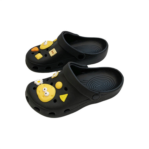 Thick-soled Croc Shoes Women's Ins Cute Potato Baotou Students' Soft-soled Outerwear Beach Shoes Women's Summer Sandal Slippers