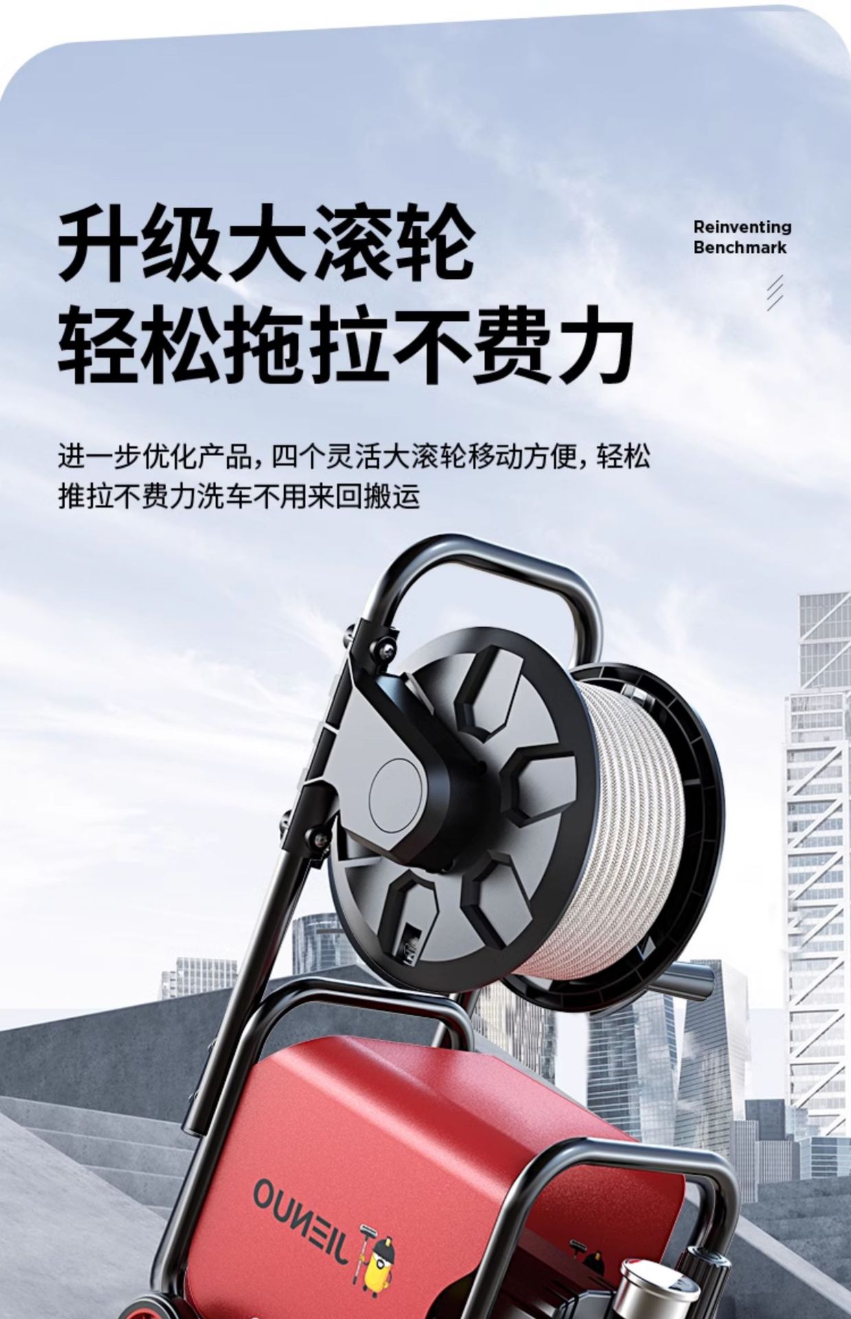 Car Washing Machine 220V Household High-Pressure Water Pump High-Power Booster Super Powerful Floor Washing Artifact Brush Car Water Gun Cleaning Wholesale