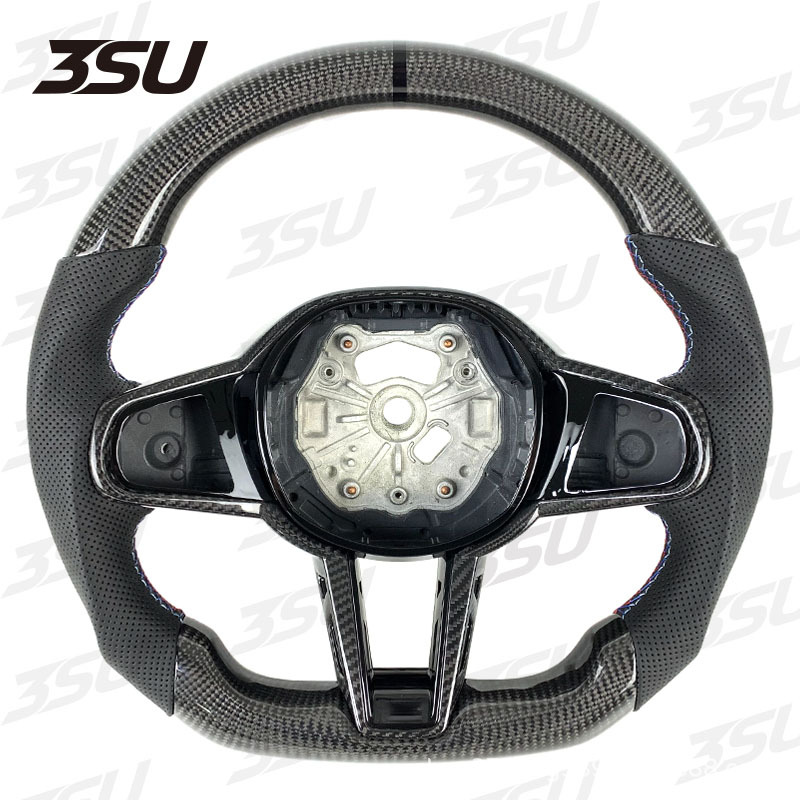 Suitable for Bmw's New Cs g Series M3 M4 M5 m Sports Modified Leather Carbon Fiber Steering Wheel