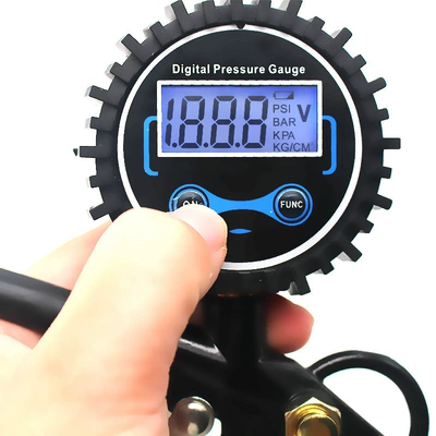 Air pressure gauge/tire pressure gauge cars, LED liquid crystal night