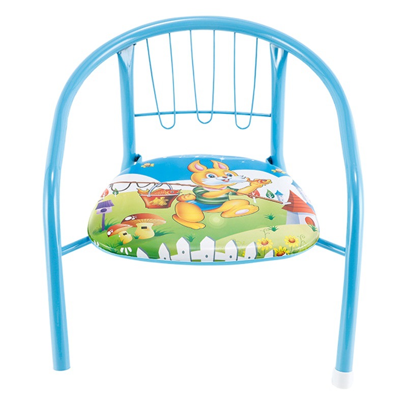 New Household Small Dining Chair Children's Cartoon Bench Thickened Baby Chair Baby Dining Chair Backrest Small Stool