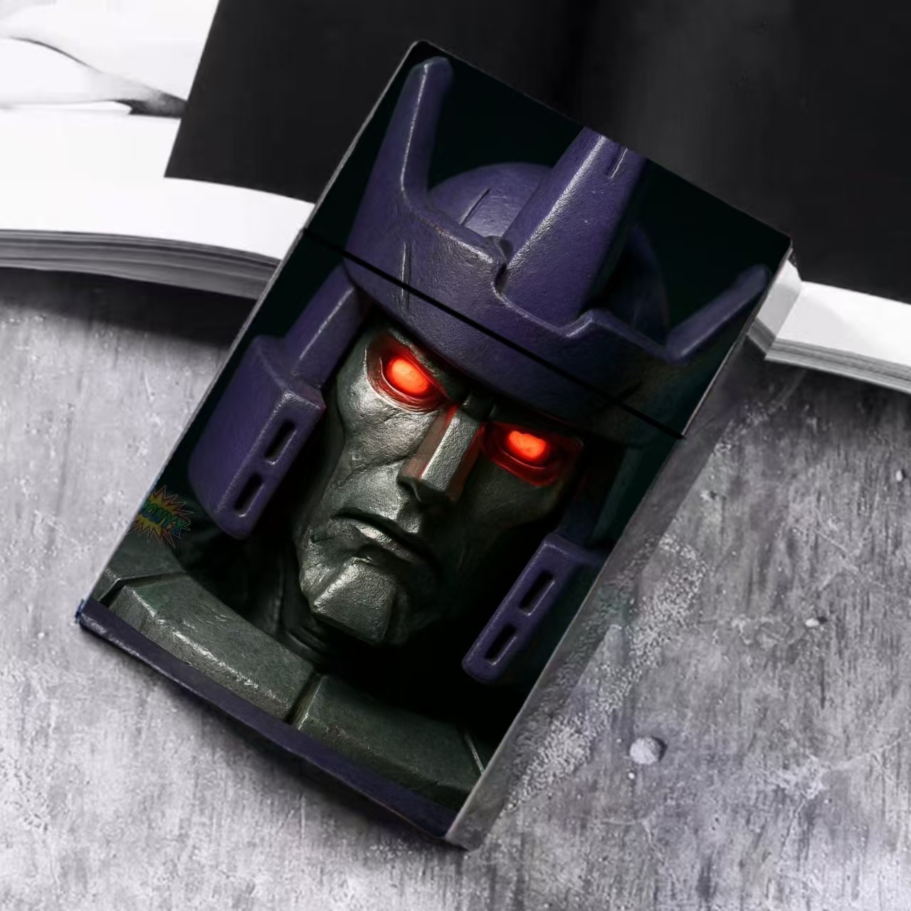 Transformers creativo Decepticon Megatron 20 cajas de cigarrillos gruesas suministro transfronterizo de comercio exterior image 14