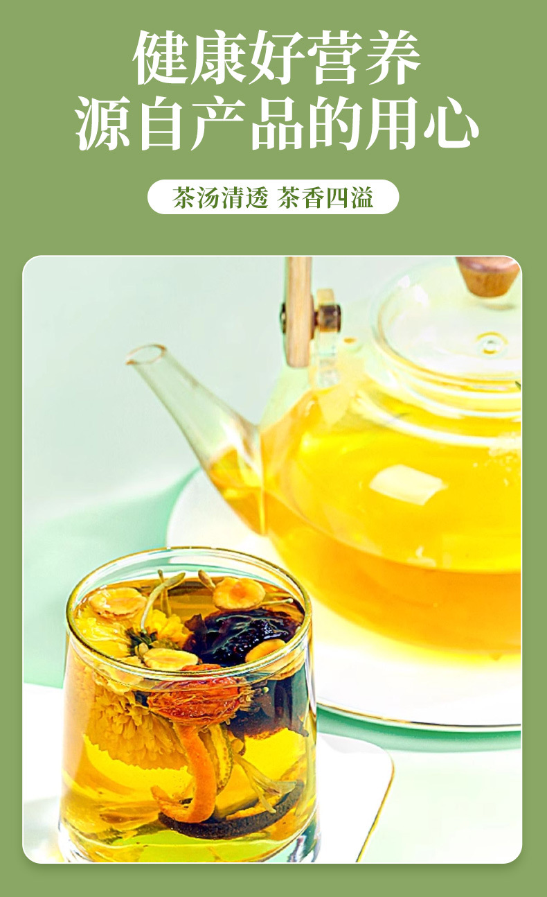 Ju Hong Luo Han Guo Clearing Tea 30 Pyramid Tea Bags 5g Each with Licorice and Loquat Leaf preparation