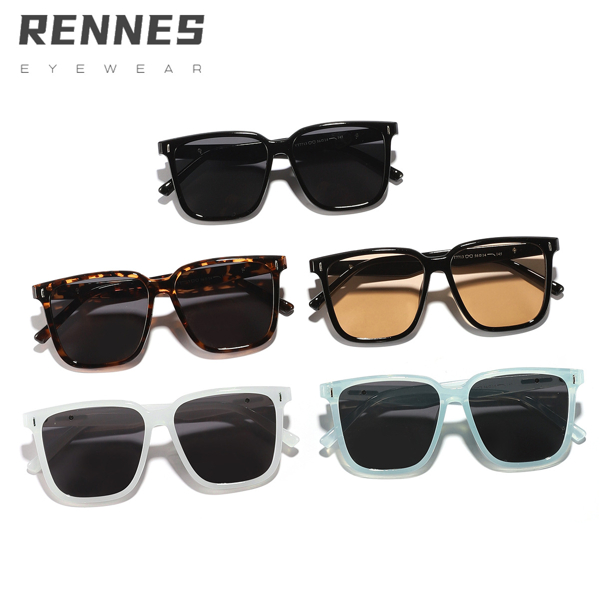 Nuevo estilo coreano retro elegante marco cara de aspecto pequeño de alto grado ins estilo de moda todo-fósforo gafas de sol UV400