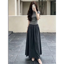 �޺ÿ���ϵ����һ���׻�ɫ����ȹ��Ů�ļ�2026�¿�С������װ��ȹ