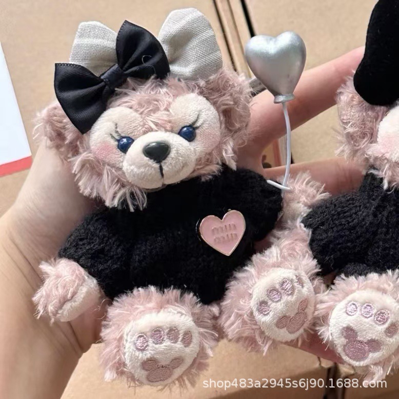 Nuevo Shirley May brownie correa pantalones bolsos colgantes lindos muñecas de peluche osos muñecos colgantes llaveros