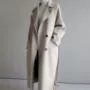 过膝秋冬新款宽松大衣