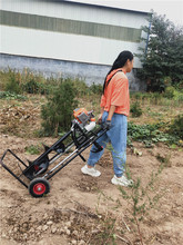 新品小型挖坑机架子打窝机种树苗打洞机水泥桩地面钻孔手推打眼机