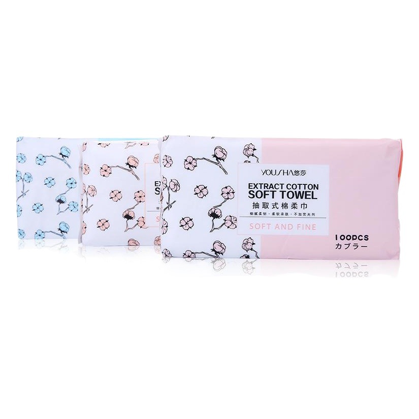Toalla facial desechable 100 piezas 128 piezas toalla suave extraíble Toalla de limpieza toalla facial Toalla de limpieza al por mayor