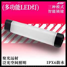 多功能LED驱蚊警示灯IPX6防水聚光泛光配USB接口便携式LED灯管