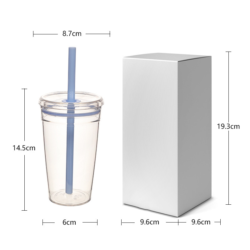 2025夏の新型450mlキャンディー色Tritan飲料カップミルクティーカップ多色ネット赤透明ストローカップ|undefined