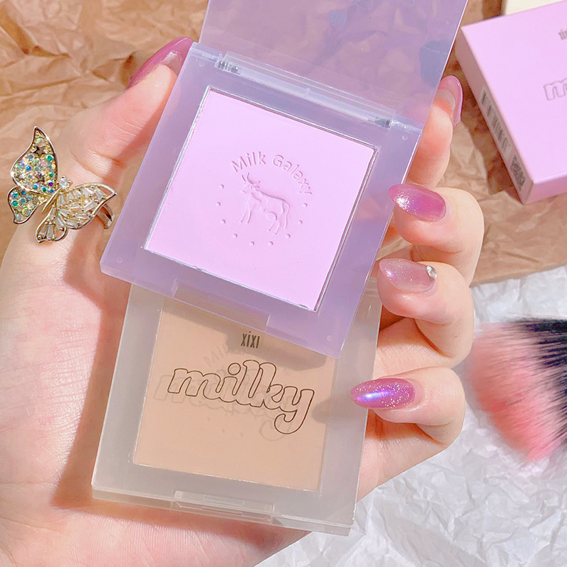 Xixi Milk Galaxy Soft Mist Blush Single Color Blush Purple Matte Vitality Little Orange Nude Makeup Affordable Repair Portable Xixi Milk Galaxy Soft Mist Blush Single Color Blush Purple Matte Vitality Little Orange Nude Makeup Affordable Repair Portable