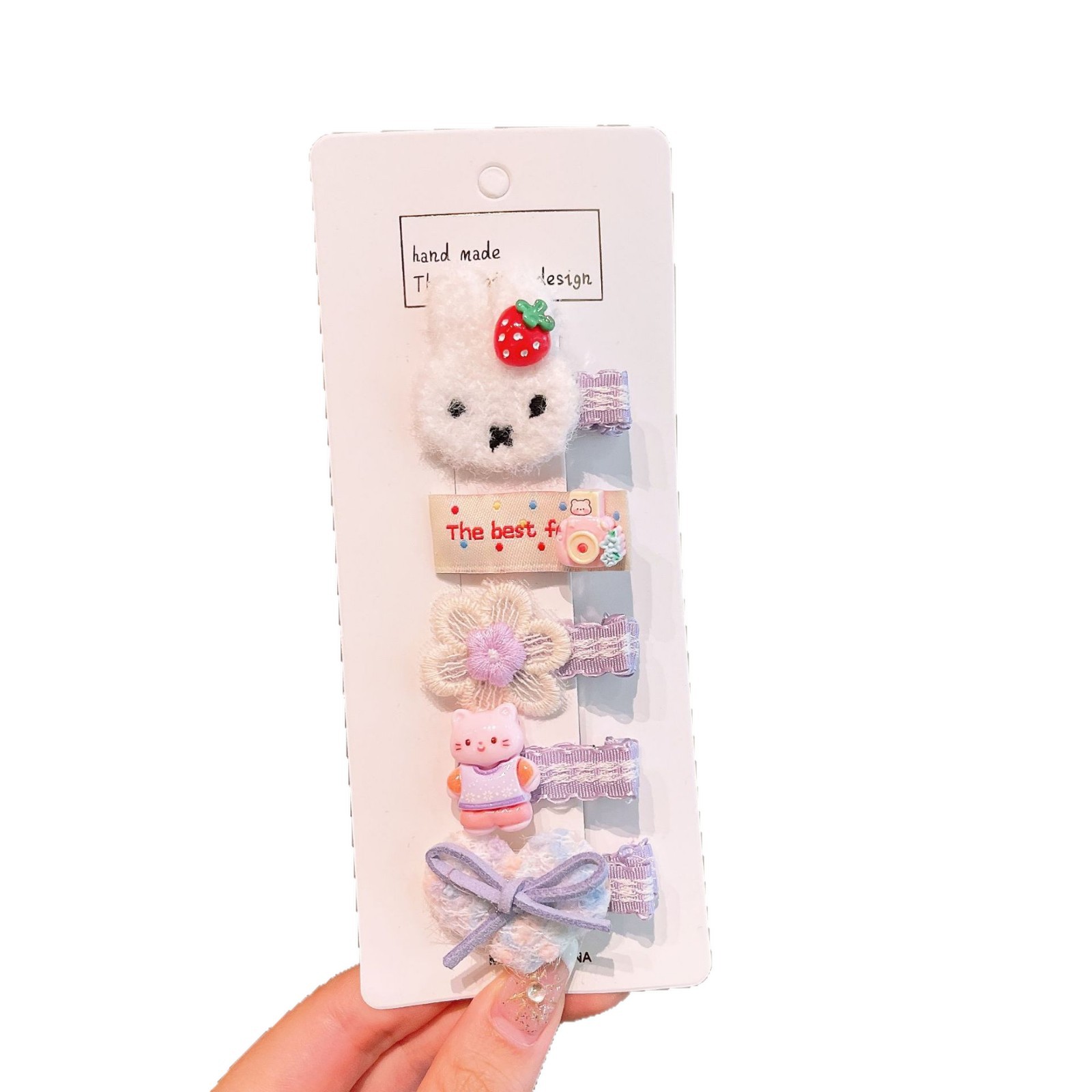 Niños pequeños no lesionan abrazadera de cabello niñas abrazadera de cabello bebé lindo tocado de cabello tarjeta de cabello bebé sudor joyería de cabello para niñas