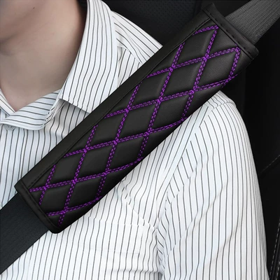 Automotive Supplies, Children's Safety Belt — Seat belt shoulder pad - purple-2365