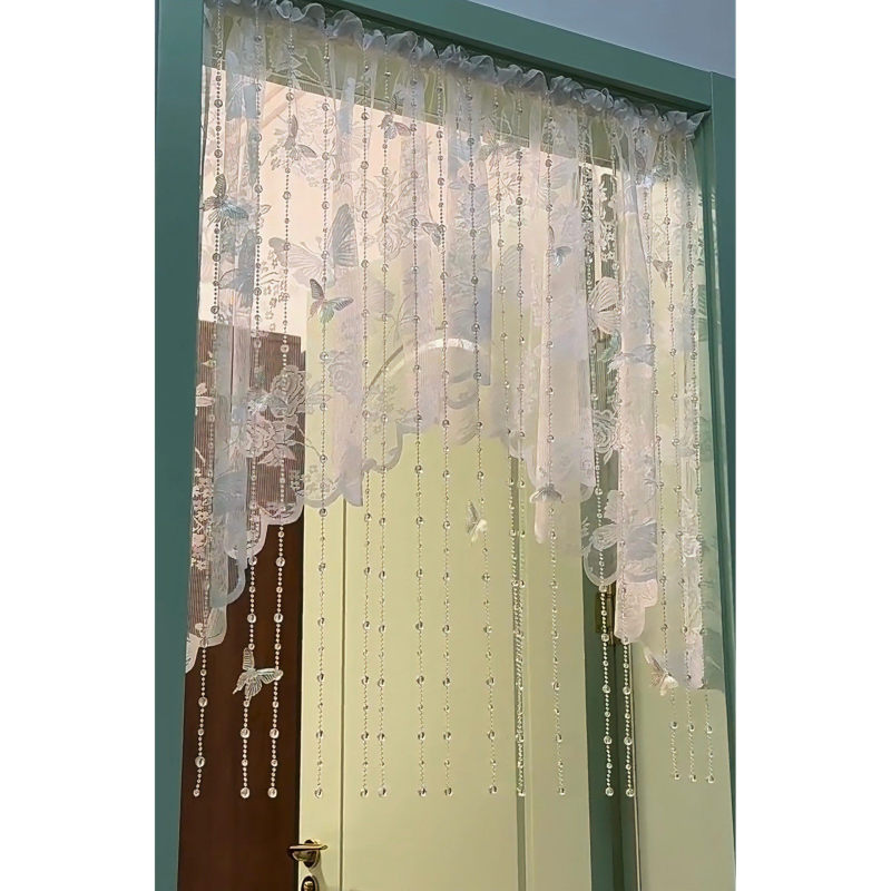 Dreamy Butterfly Bead Chain No-Punch Partition Curtain for Bathroom, Living Room, Bedroom Door, Balcony Window Decoration Dreamy Butterfly Bead Chain No-Punch Partition Curtain for Bathroom, Living Room, Bedroom Door, Balcony Window Decoration