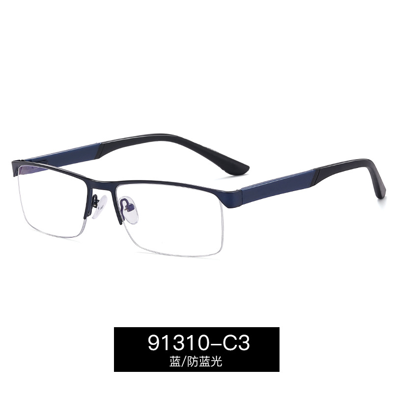 91310 personalidad gafas de luz marco tendencia de la moda gafas marco de los hombres al por mayor de metal casual medio marco gafas marco