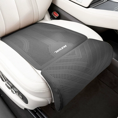 Cushion with Integrated Leg Rest, Suitable for: Seat cushion, seat cover - d-type-leg-rest-premium-black-single
