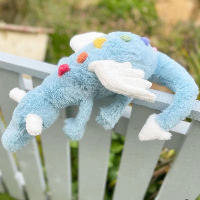国产jellycat同款天空龙抹茶龙公仔雪龙柿子龙粉龙玩偶娃娃毛绒|undefined