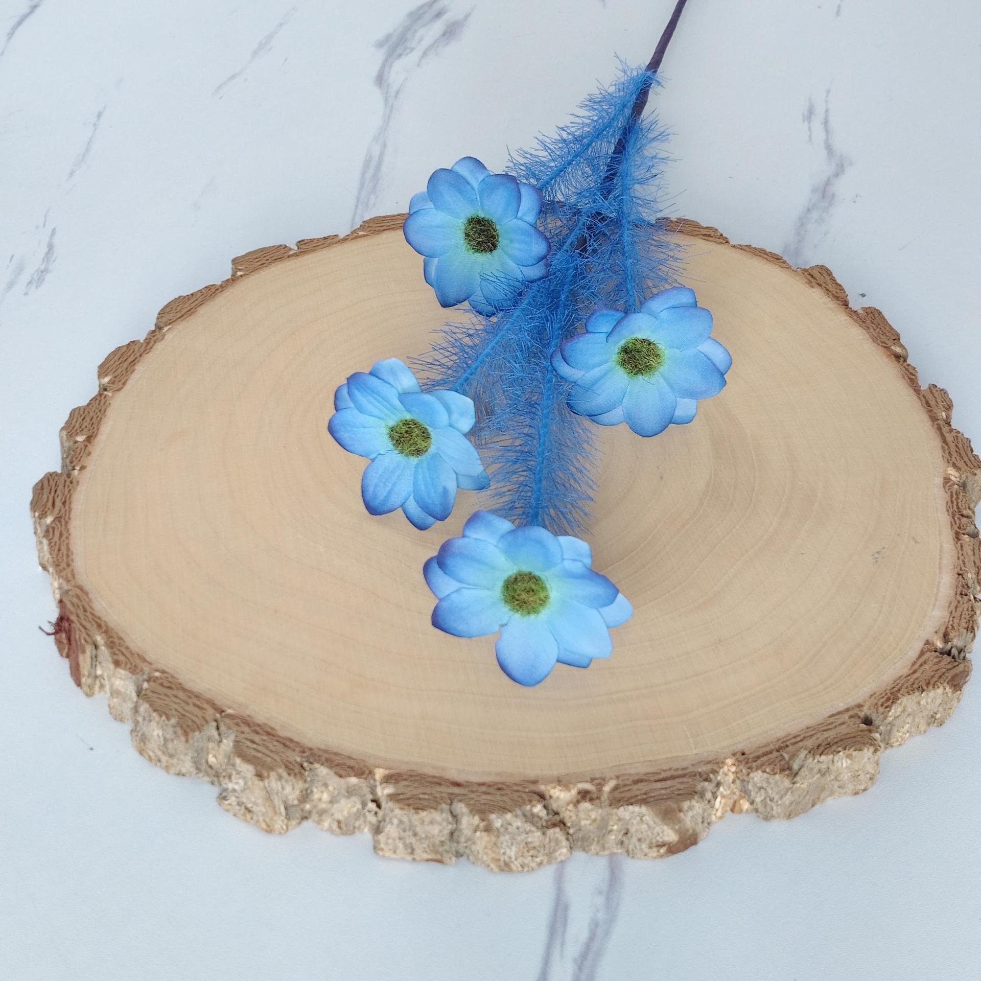 Simulación de flores de Ge Sang, ramas de manzanilla, flores falsas, jardinería al por mayor, decoración decorativa de flores