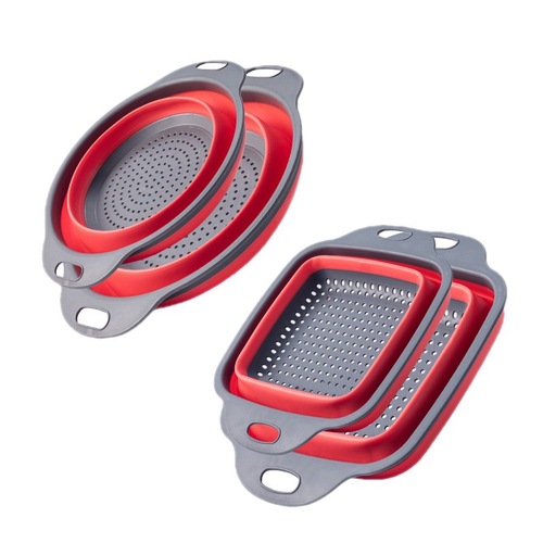 Factory-direct, foldable vegetable wash basin with draining basket, fruit tray, and extendable basket—ideal for home kitchens on Amazon.