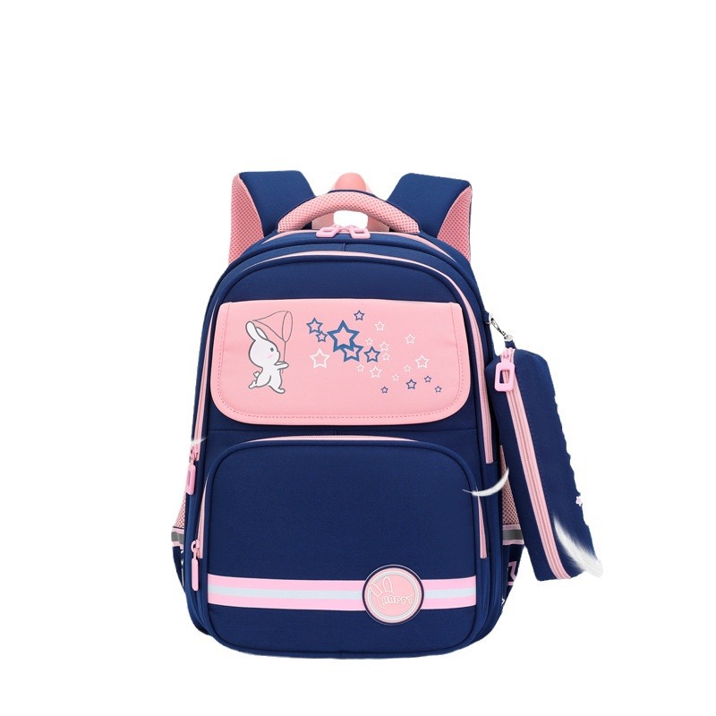 Peces naturales nuevo estilo británico estudiante de escuela primaria mochila de gran capacidad universal para niños y niñas uno para grado 1 a grado 4