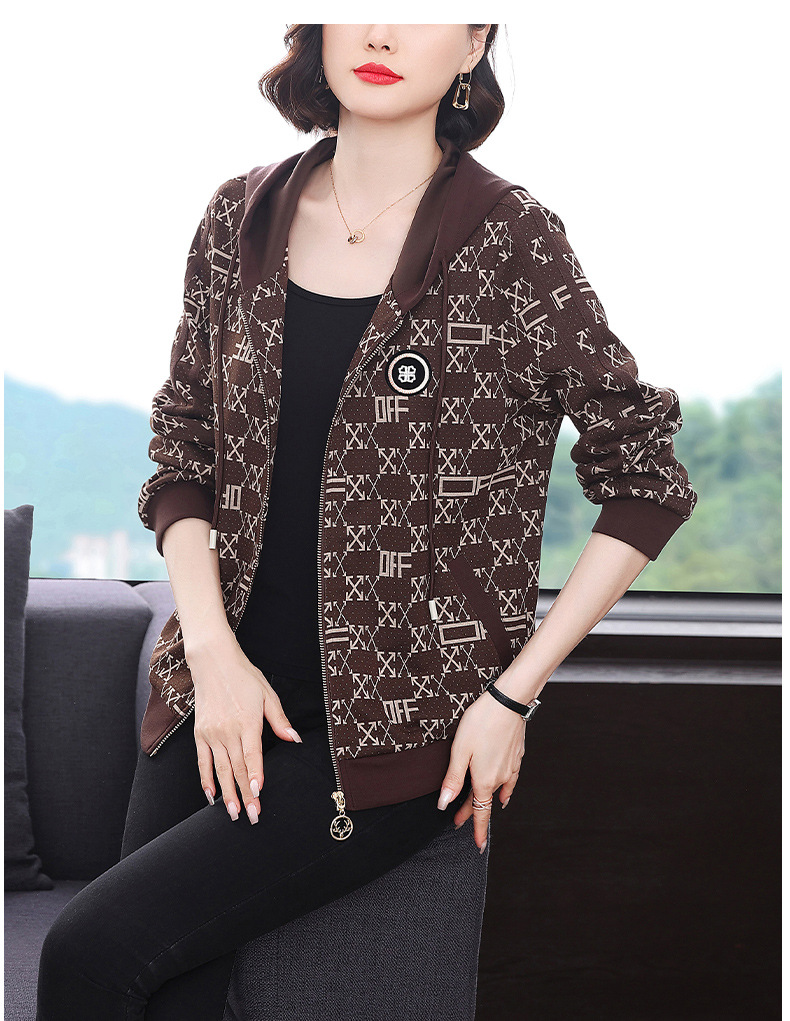 Women's Hooded Jacket For Women Stylish Spring Autumn Top_voghion.com