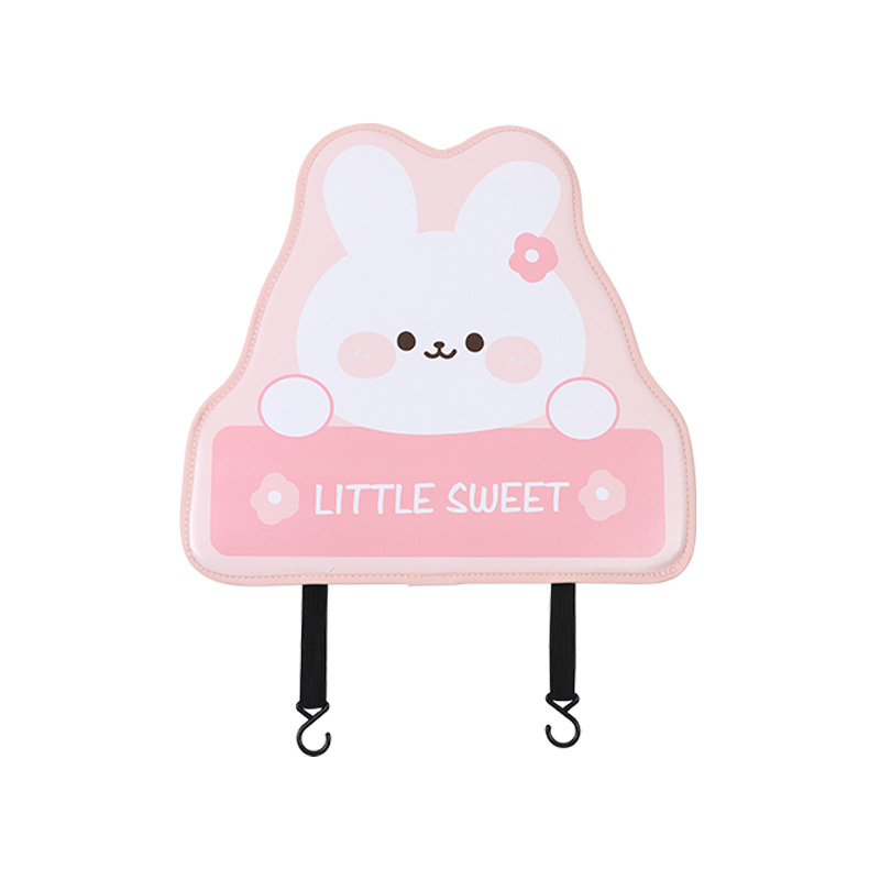 Katong – Chair back anti-kick pad Pad Leather Printed - three-dimensional-tulip-rabbit-anti-kick-pad